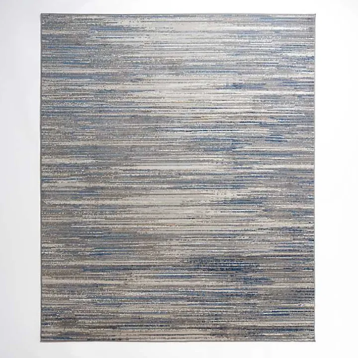 Dark Blue Claire Modern Area Rug, 7x10