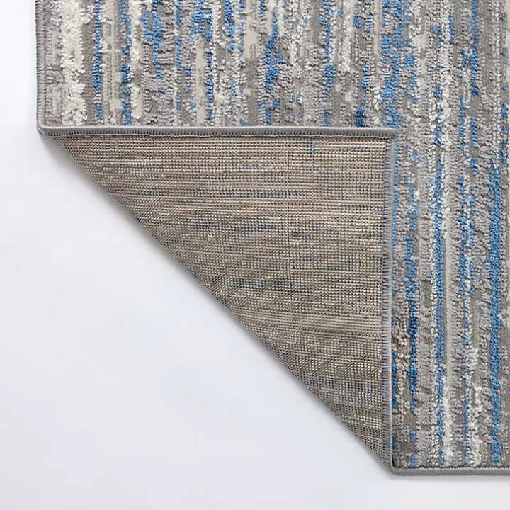 Dark Blue Claire Modern Area Rug, 7x10