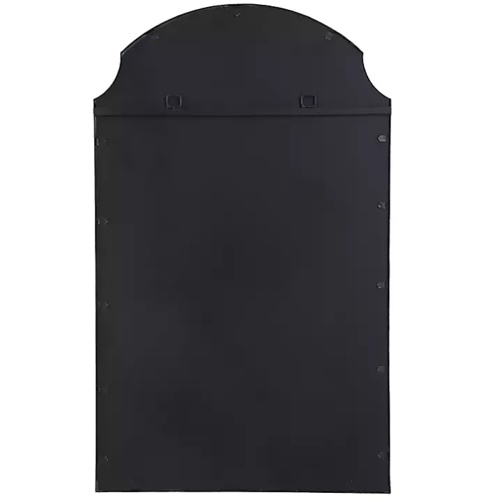 Dark Bronze Arched Scallop Edge Wall Mirror