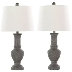 Dark Gray Chateau Table Lamps, Set of 2