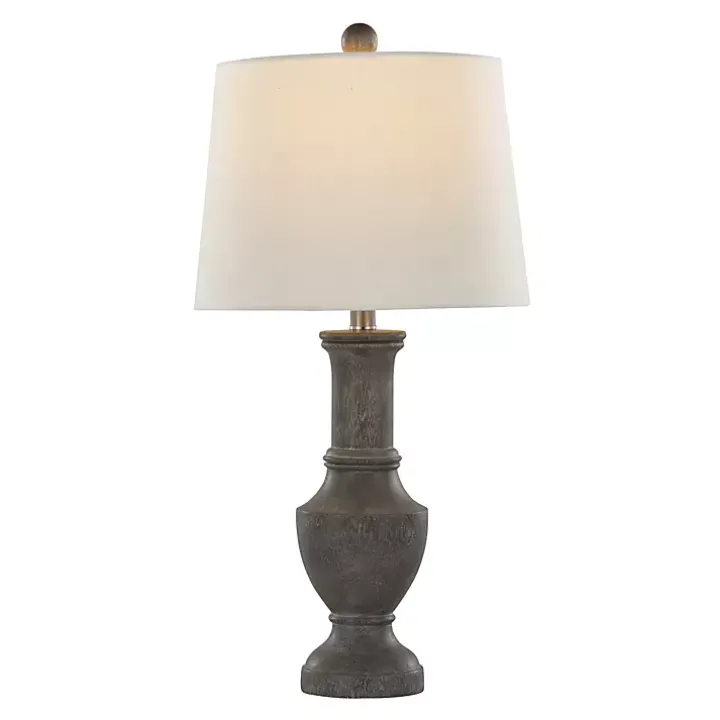Dark Gray Chateau Table Lamps, Set of 2