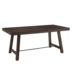 Dark Oak Wood Rustic Dining Table