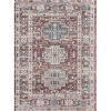 Dark Terra Cotta Bordered Area Rug, 8x10