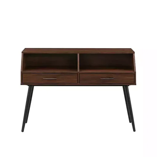 Dark Walnut 2-Drawer Henry Console Table