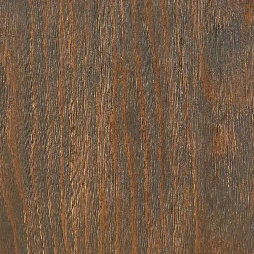 Dark Walnut Wood Spindle Dining Chairs, Set of 2