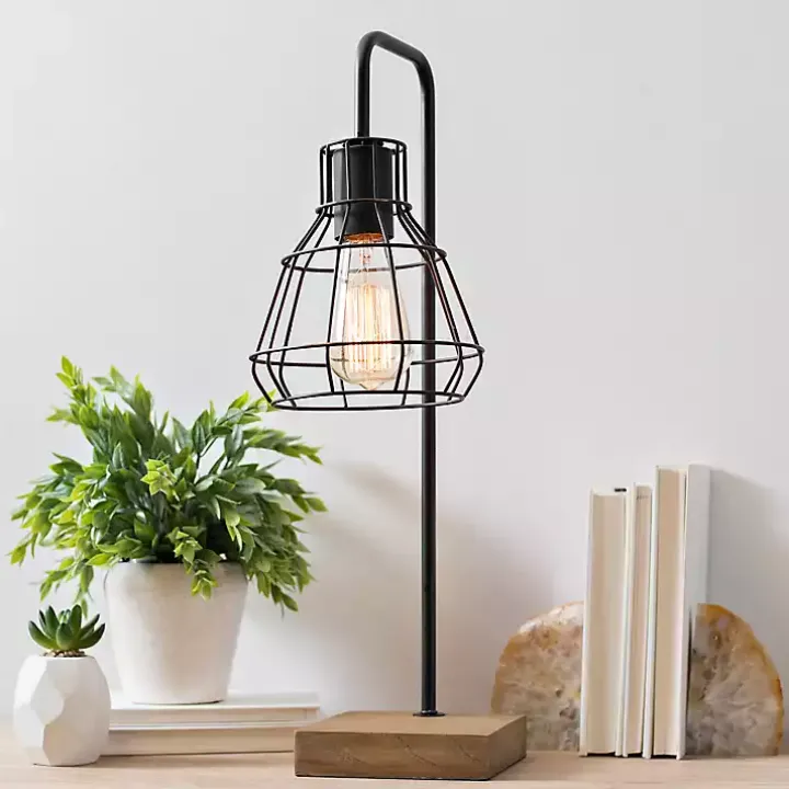 David Metal Shade Edison Task Lamp