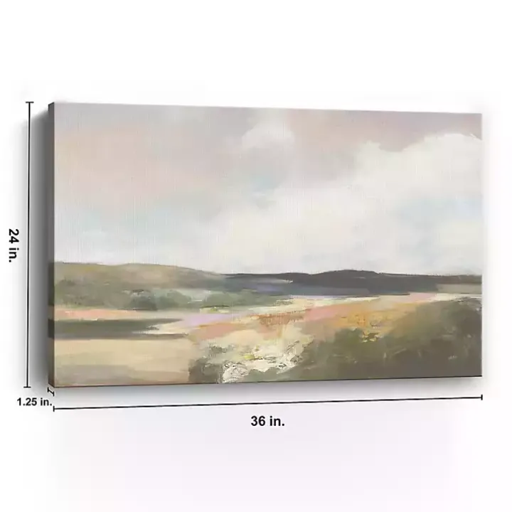 Dawn by the Water Canvas Art Print, 36x24 in.