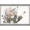 Deckled Flowering Bundle Framed Art Print
