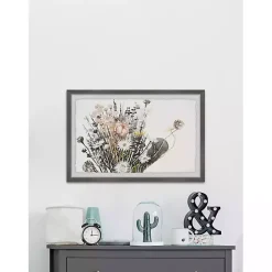 Deckled Flowering Bundle Framed Art Print