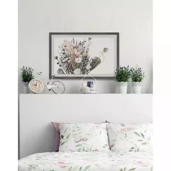 Deckled Flowering Bundle Framed Art Print