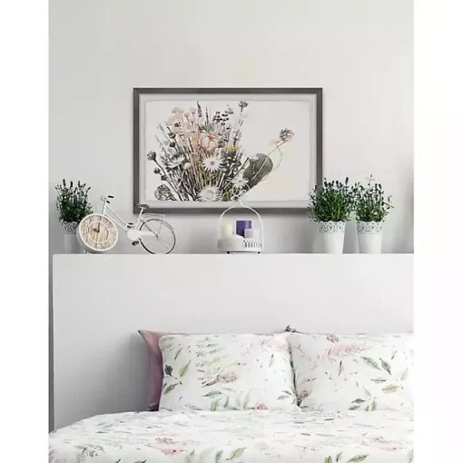 Deckled Flowering Bundle Framed Art Print