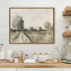 Distorted Reality Framed Canvas Art Print