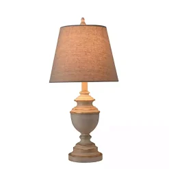 Distressed Cream Table Lamp