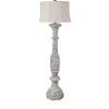 Distressed Gray Finton Floor Lamp