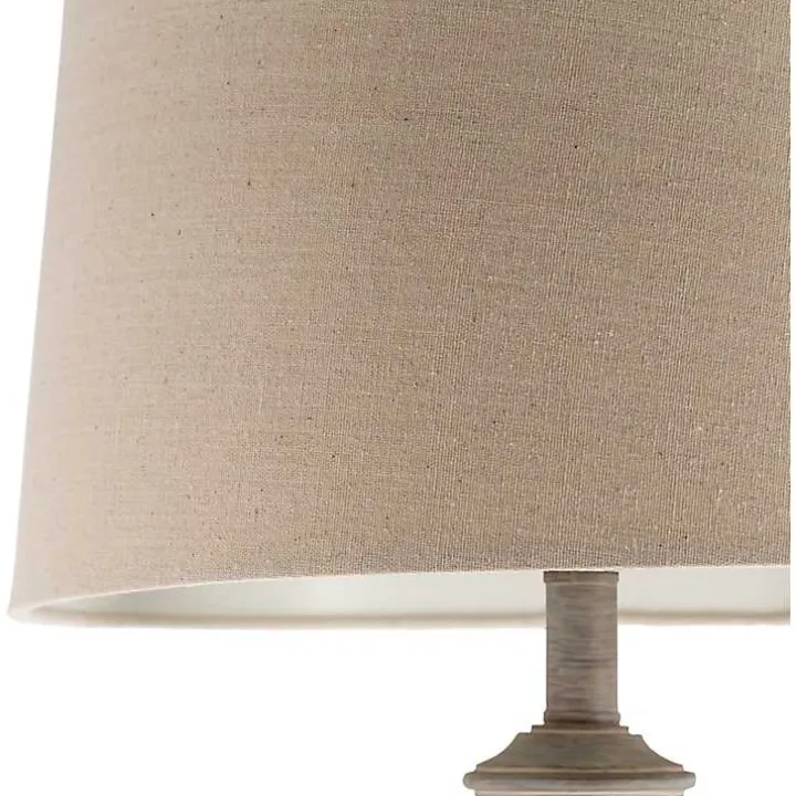 Distressed Gray Hadlee Floor Lamp