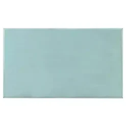 Distressed Turquoise Wood 3-Drawer Coffee Table