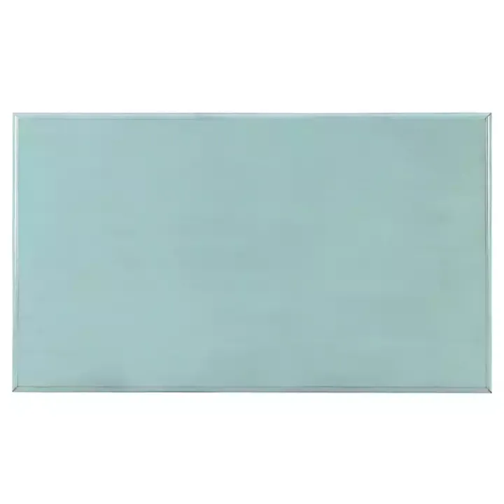 Distressed Turquoise Wood 3-Drawer Coffee Table