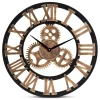 Distressed Wood Vintage Wall Clock