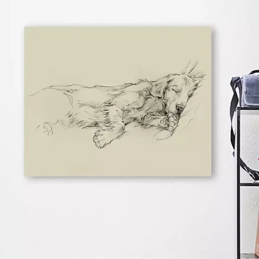 Dog Days III Canvas Art Print