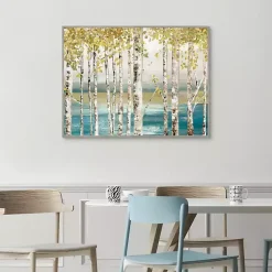 Down by The River Framed Canvas Art Print