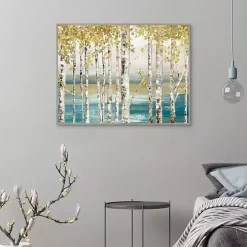 Down by The River Framed Canvas Art Print