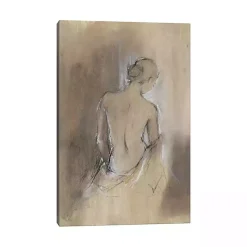 Draped Figure Canvas Art Print