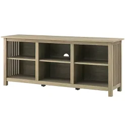 Driftwood Slatted Sides Media Cabinet
