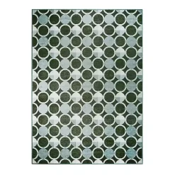 Dula Sage Green Washable Area Rug, 5x7