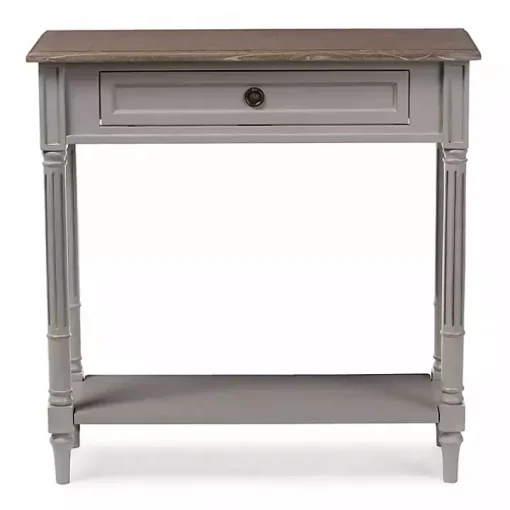 Edward Gray Mindi Wood Fluted Console Table