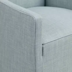 Elaine Blue Upholstered Skirted Dining Chair