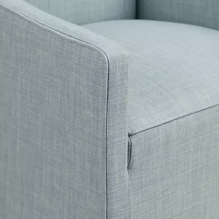 Elaine Blue Upholstered Skirted Dining Chair