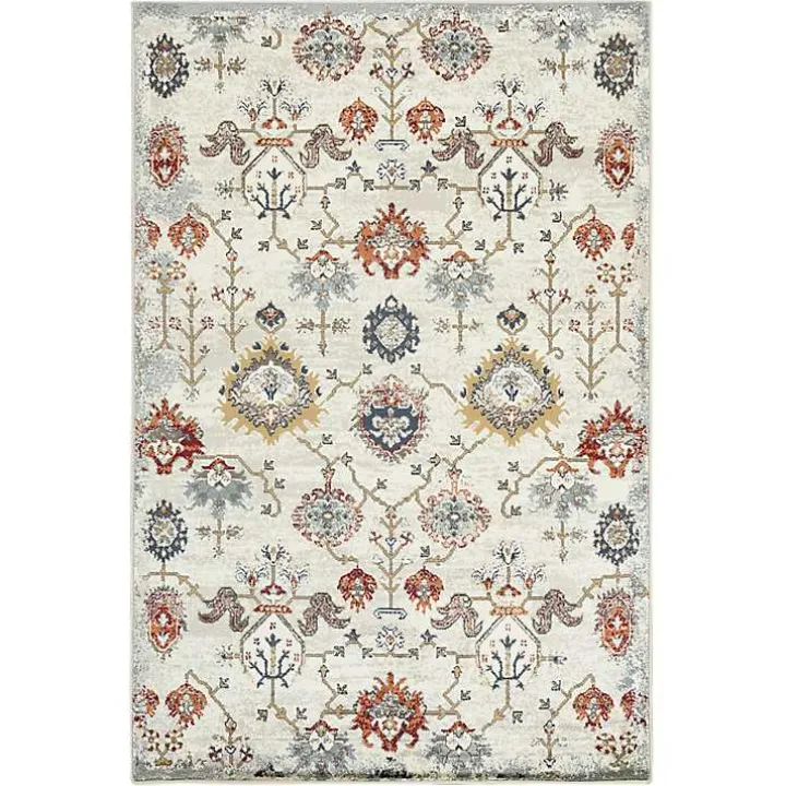 Elina Beige Area Rug, 5x7