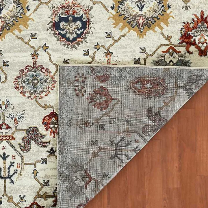 Elina Beige Area Rug, 5x7