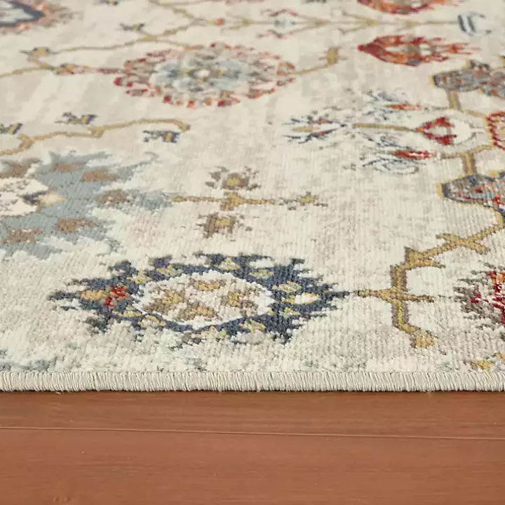 Elina Beige Area Rug, 5x7