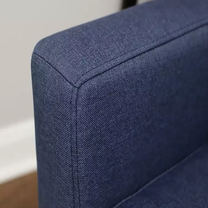 Emma Navy Upholstered Accent Chair