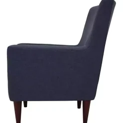 Emma Navy Upholstered Accent Chair
