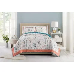 English Garden Full/Queen 3-pc. Quilt Set