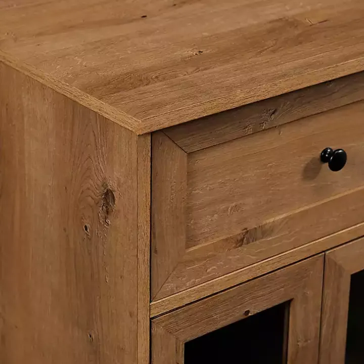 English Oak Double Door Reeves Cabinet