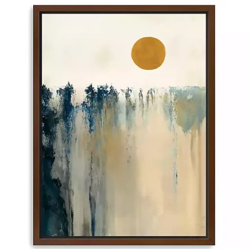 Equilibrium Framed Canvas Art Print