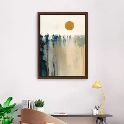 Equilibrium Framed Canvas Art Print