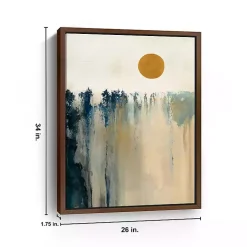 Equilibrium Framed Canvas Art Print