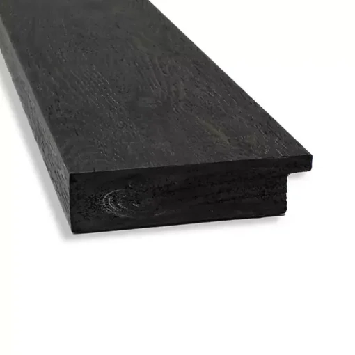 Espresso Plank Beveled Mirror