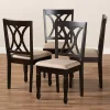Espresso Upholstered Reneau 4-pc. Dining Chair Set