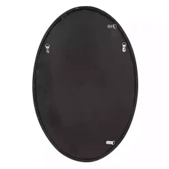 Ethan Bronze Ribbed Oval Wall Mirror