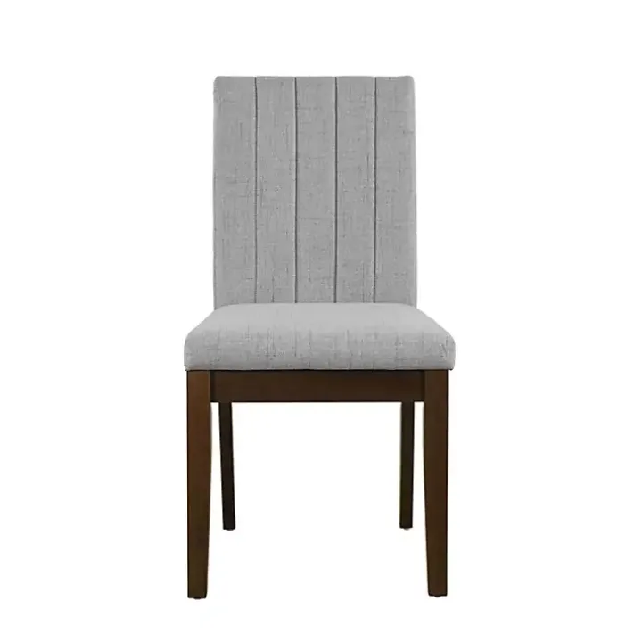 Everly Gray Upholstered Dining Chairs, Set of 2