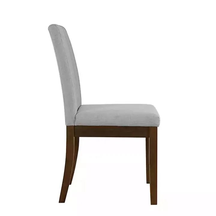 Everly Gray Upholstered Dining Chairs, Set of 2