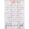 Faith in God Wall Plaque