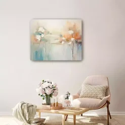 Fall Trees Abstract Canvas Art Print