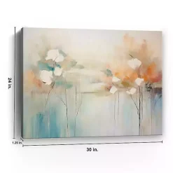 Fall Trees Abstract Canvas Art Print