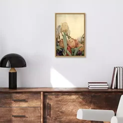 Fantasy Garden Tulip Framed Canvas Art Print